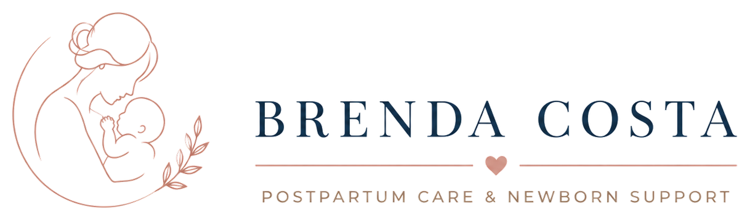 Brenda Costa — Postpartum Care & Newborn Support; mother holding a baby